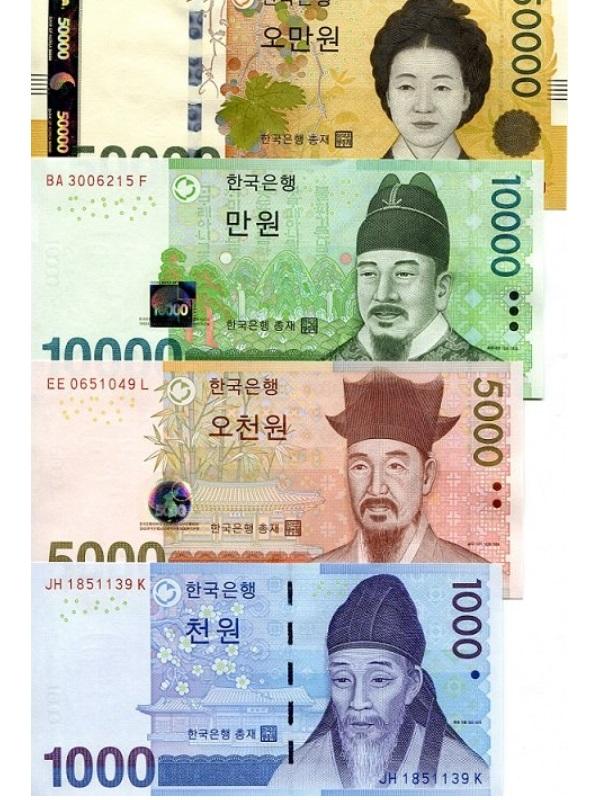 Đồng Hàn Quốc Won giấy